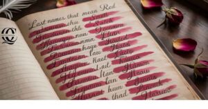 Last Names That Mean Red