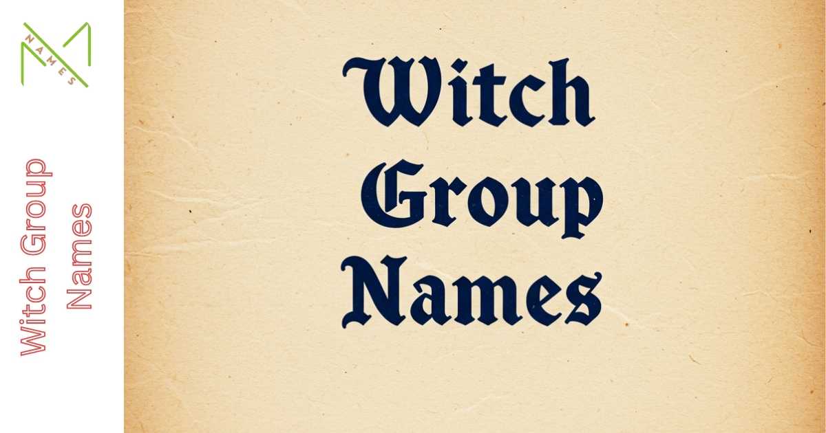 Witch Group Names