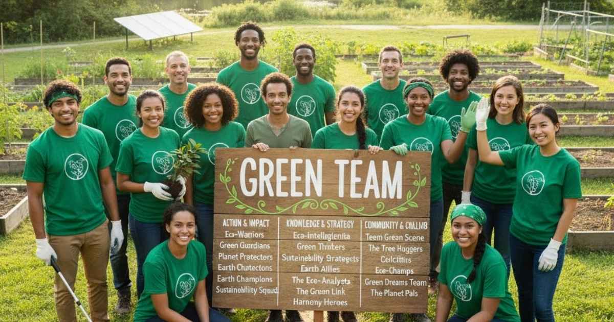 Green Team Names