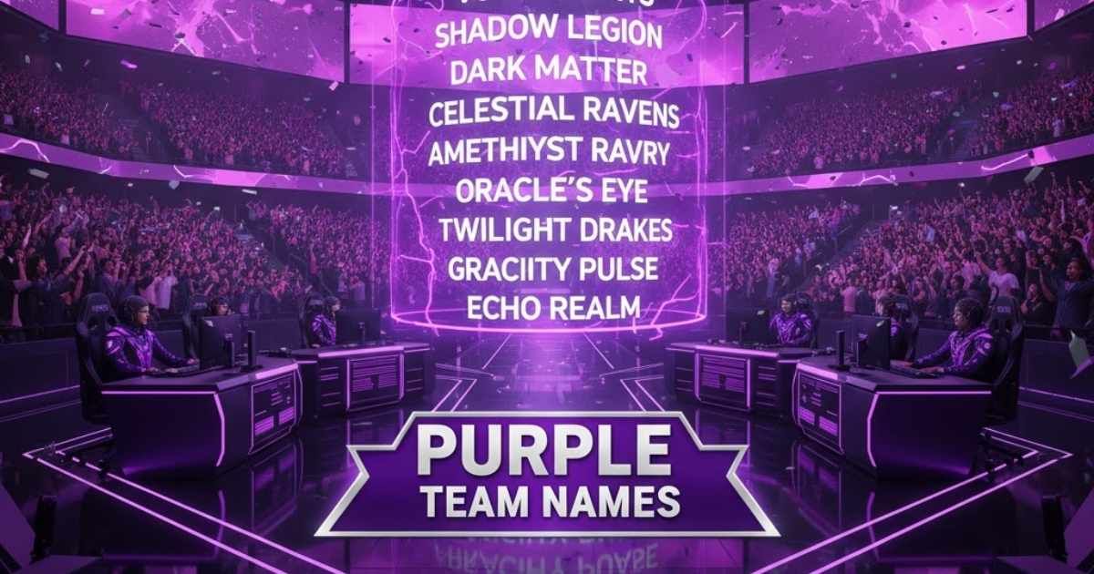 Purple Team Names
