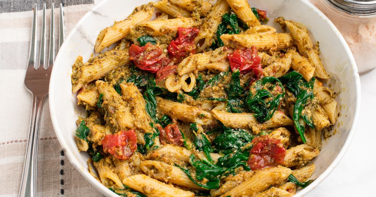 Flavorful & Hearty Pesto and ChickenSausage Pasta Recipe ideas