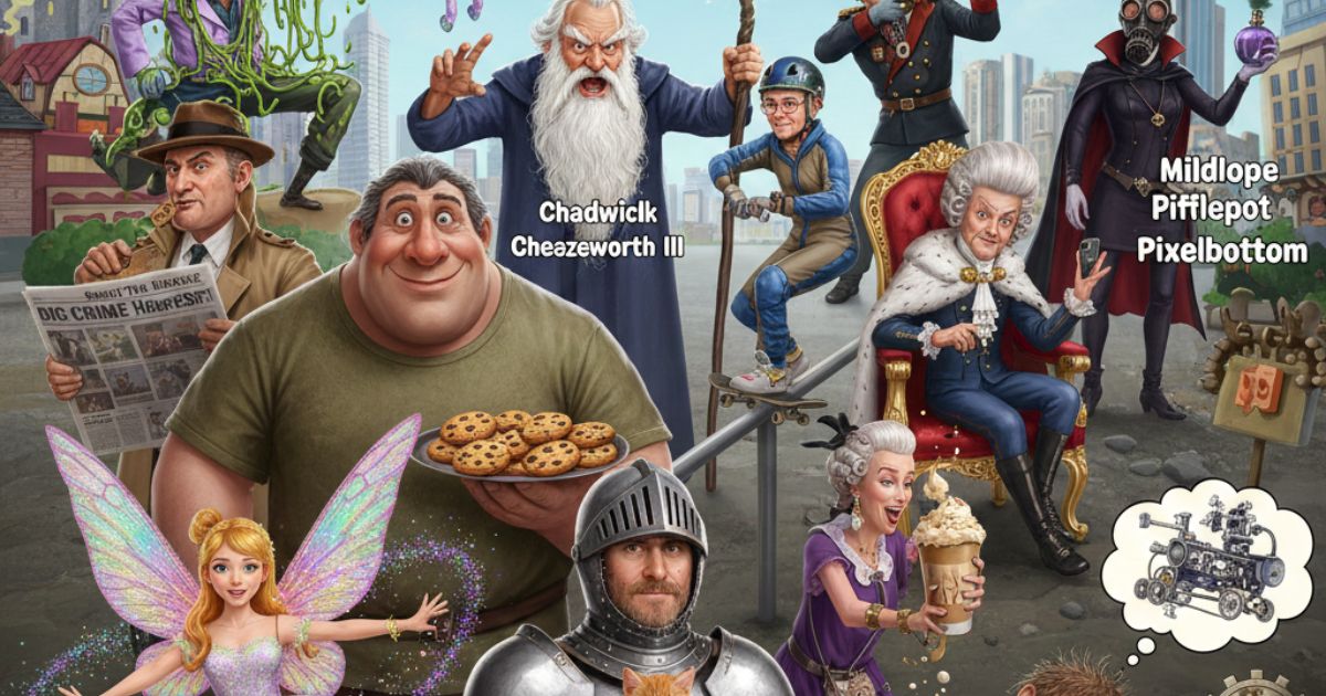 Funny Character Names Hilarious Ideas That Will Make Your Story Pop