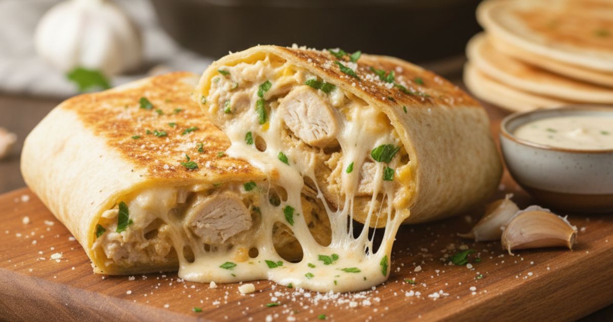 Garlic Chicken Wraps Recipe & names ideas