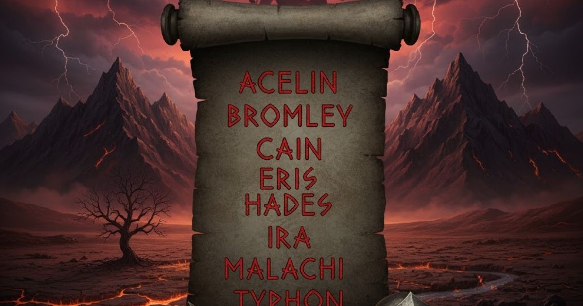 Names That Mean Anger Trouble, & Fire