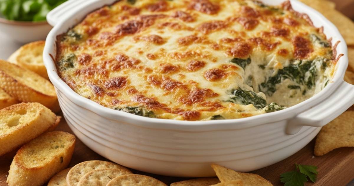 Spinach Artichoke Dip (Baked) recipes & names ideas