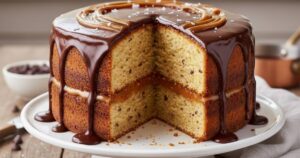 The Recipe Caramel Cake with Chocolate Glaze & names ideas